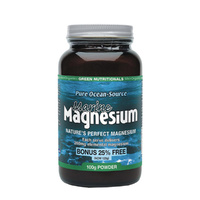 MicrOrganics Green Nutritionals Pure Ocean-Source Marine Magnesium 100g Powder