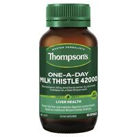 Thompsons One-A-Day Milk Thistle 42000mg 60 Capsules