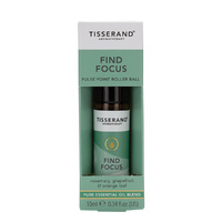 Tisserand Essential Oil Blend Roller Ball Find Focus 10ml