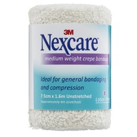Nexcare Medium Weight Crepe Bandage 7.5cm x 1.6m