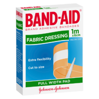 Band-Aid Fabric Dressing Full Width 6cm x 1m