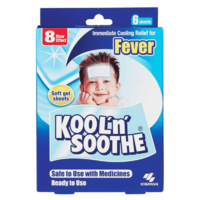 Kool 'n Soothe Fever Relief Strips Kids 6 Sheets