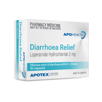 Apohealth Diarrhoea Relief Capsule 2mg 10 (S2)