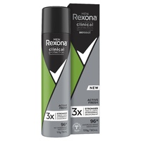 Rexona Men's Clinical Protection Antiperspirant Active Fresh 180ml