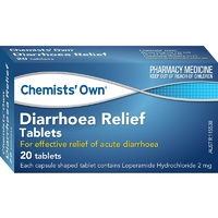 Chemists' Own Diarrhoea Relief 20 Tablets (S2)