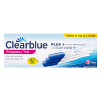 Clearblue Plus Pregnancy Test 3 Pack