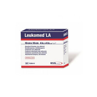Leukomed LA Low Adherent Absorbent Dressing 10cm x 10cm - 50 Pack