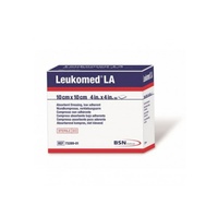 Leukomed LA Low Adherent Absorbent Dressing 10cm x 10cm 5 Pack