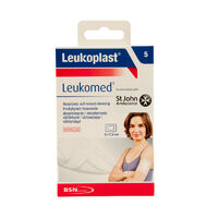 Leukoplast Leukomed Absorbent Soft Wound Dressing 5 x 7.2cm - 5 Pack     