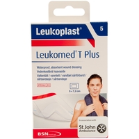 Leukomed T Plus 5X7.2Cm 5 Pack