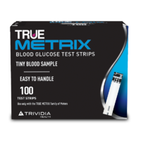 True Metrix Blood Glucose Test Strips 100 Tests
