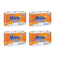 Handee Ultra Paper Towels 2ply White 3 Pack [Bulk Buy 4 Units]