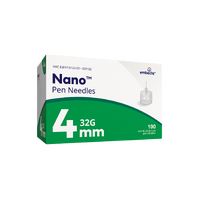 Embecta Ultra-Fine Pen Insulin Needles 4mm x 32G (0.23mm) 100 Pack