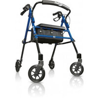 Hugo Fit 6 Rollator With Seat Blue