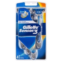 Gillette Sensor 3 Disposables Male 4 Pack
