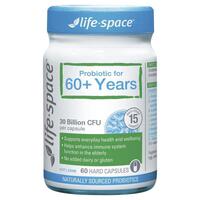 Life Space 60+ Probiotic 60 Capsules
