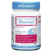 Life-Space Urogen Probiotic for Women 60 Capsules