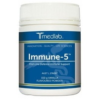 Medlab Immune-5 150g Vanilla Flavoured Powder