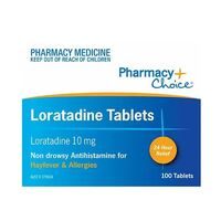Pharmacy Choice Loratadine 100 Tablets (S2)
