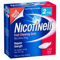 Nicotinell Gum Fruit 2mg 144 Pack