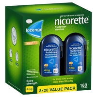 Nicorette Cooldrops Nicotine Lozenges 4mg 160 Fruit Value Pack
