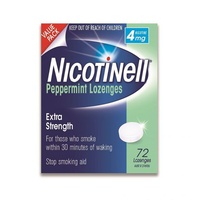 Nicotinell Peppermint 4mg 72 Lozenges