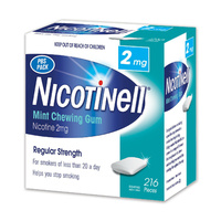 Nicotinell 2mg Mint Chewing Gum 216 Pieces