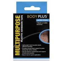 Body Plus Multipurpose Elastic Adhesive Tape 7.5cmx4.5m Stretched