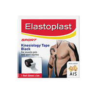 Elastoplast 48320 Sport Kinesiology Tape Black