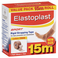 Elastoplast Sport Rigid Strapping Tape 38mm X 15m Tan