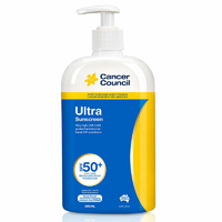 Cancer Council Ultra Sunscreen SPF50+ Pump 500mL