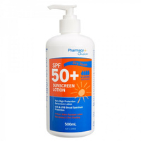 Pharmacy Choice Dry Touch SPF 50+ Sunscreen Lotion 500mL