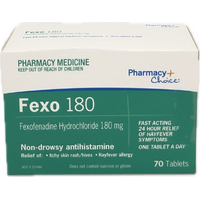 Pharmacy Choice Fexo 180mg 70 Tablets (S2)