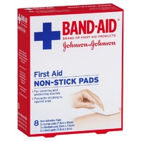Band-Aid First Aid Non-Stick Pads 8