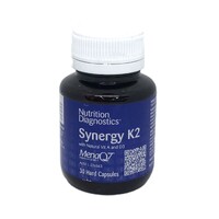 Nutrition Diagnostics Synergy K2 with Natural Vit A & D3 30 Capsules