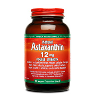 MicrOrganics Green Nutrit Natural Astaxanthin 12mg 60 Vegan Capsules