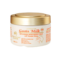 Australian Creams MkII Moisturising Cream Replenishing Goats Milk with Manuka Honey 250g
