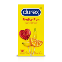 Durex Fruity Fun Condom 10 Pack