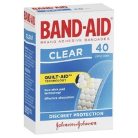 Johnson's Band-Aid Clear 40 Strips