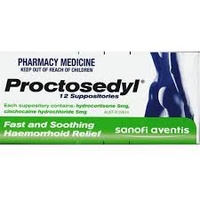 Proctosedyl Suppositories 12 [Fridge] (S2)