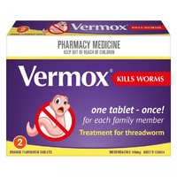 Vermox 2 Orange Flavoured Treatments (S2)