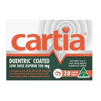 Cartia 100mg 28 Tablets 