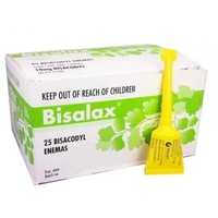 Bisalax Micro Enema 10mg 25 Units 