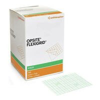 OpSite Flexigrid Adhesive Film Dressings 6cm x 7cm x 100