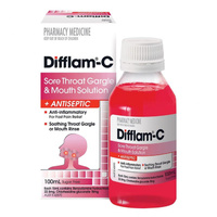 Difflam-C Sore Throat Gargle & Mouth Solution 100mL (S2)