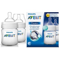 AVENT Anti-Colic Feeding Bottle 0m+ 125mL Pack 2