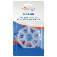 Surgipack Safe-T-Dose Circular Medication Organiser (6067)