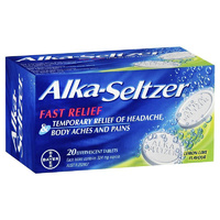 Alka-Seltzer Lemon-Lime 20 Tablets 