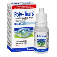 Poly-Tears Lubricating Dry Eye Drops 15mL