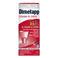 Dimetapp DM Elixir 6 Years+ 200mL (S2)
